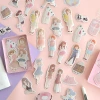 Korean stationery planner decoration stickers, fresh and cute box set, creative and adorable anime cartoon DIY VC diary stickers Item Picture